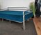 Italian Steel and Tufted Velvet Blue Daybed, 1960s, Image 6
