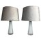 Mid-Century Model 1566 Table Lamps by Carl Fagerlund for Orrefors, Set of 2 1