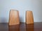 Dänische Mid-Century Buchstützen aus Teak von Kai Kristiansen, 1960er, 2er Set 1