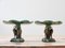 Majolica Pond Lily and Stork Cake Stands, Set of 5, Image 8