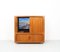 Danish Teak TV or Audio Cabinet with Tambour Doors from Dyrlund, 1960s, Image 2