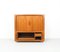 Danish Teak TV or Audio Cabinet with Tambour Doors from Dyrlund, 1960s 3
