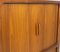 Danish Teak TV or Audio Cabinet with Tambour Doors from Dyrlund, 1960s 9
