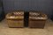 Brown Leather Chesterfield Club Chairs, Set of 2 6