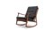 Mid-Century Italian Teak Rocking Chair, 1950s, Image 1