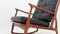 Mid-Century Italian Teak Rocking Chair, 1950s, Image 6