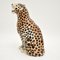 Large Vintage Porcelain Leopard Sculpture, 1970s, Image 5