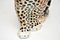 Escultura de leopardo vintage grande de porcelana, años 70, Imagen 7