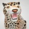 Große Vintage Leoparden Skulptur aus Porzellan, 1970er 2