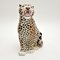 Escultura de leopardo vintage grande de porcelana, años 70, Imagen 3