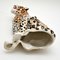 Escultura de leopardo vintage grande de porcelana, años 70, Imagen 10