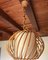 Grande Lampe à Suspension Vintage en Rotin et Bambou 1