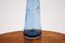 Vaso vintage blu di Ząbkowice Glass, Polonia, anni '60, Immagine 2