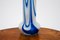 Blaue polnische Vintage Vase von Zabkowice Glasswork, 1960er 2