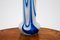 Vintage Polish Blue Vase by Ząbkowice Glasswork, 1960s, Image 2