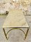 Mid-Century Brass Coffee Table with White Marble Top, Image 7