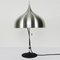 Mid-Century Modern Silver Colored Mushroom-Shaped Table Lamp by Doria Leuchten Germany 2