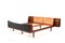 Lit King Size en Teck par Hans J. Wegner pour Getama, Début des années 1950s 3