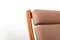 Mid-Century Teak High-Back Lounge Chair & Ottoman by Jens Juul-Kristensen for Glostrup, Set of 2 7