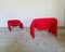 Vintage Groovy Chairs by Pierre Paulin for Artifort, Set of 2, Image 4