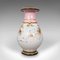 Antique French Victorian Ceramic Peony Vases, 1890s, Set of 2 2
