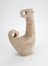 Handgefertigte Vase aus Vogelglas in unglasierter Keramik, 1960er 8