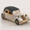Art Deco Modell Fiat Autos aus Porzellan, 1930er, 2er Set 2