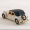 Art Deco Modell Fiat Autos aus Porzellan, 1930er, 2er Set 5