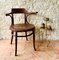 Small Mid-Century Brass, Formica & Rosewood Side Table with Ashtray on Legs, Set of 3 16