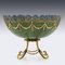 Vintage Russian Style 14k Gold, Nephrite, Diamonds, and Rubies Bowl by S.Rudle for Tanagro Jewelry Corporation, 1980s 13