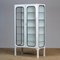 Vintage Glass & Iron Medical Cabinet, 1970s 1