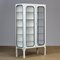 Vintage Glass & Iron Medical Cabinet, 1970s 2