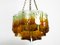 Large Italian Murano glass Chandelier, 1950s 17