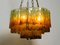 Large Italian Murano glass Chandelier, 1950s 18