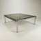 Coffee Table with Chrome Tubular Base & Smoked Glass, 1970s 6