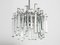 Chrome Chandelier with Thick Crystal Glass Rods from Kinkeldey, 1970s 2