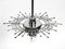 Chrome Chandelier with Thick Crystal Glass Rods from Kinkeldey, 1970s 7