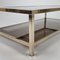 Gold-Plated and Smoked Glass Coffee Table from Belgo Chrom / Dewulf Selection, 1970s 2