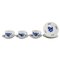 Royal Copenhagen Blue Flower Braided Coffee Service for Three People, Set of 9, Image 1