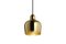 Lámpara colgante dorada de latón de Alvar Aalto, Imagen 1