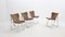 Italian Folding Dining Chairs by Marcello Cuneo, 1970s, Set of 4 7