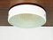 Lampade da soffitto convesse ottiche, Italia, anni '50, set di 2, Immagine 3