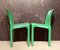 Sedie da pranzo Selene verdi di Vico Magistretti per Artemide, Italia, anni '60, set di 4, Immagine 6