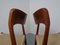 Danish Paper Cord Teak Chairs, 1960s, Set of 2, Image 10