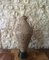 Lámpara de pie escultural escultural vintage de loza, años 70, Imagen 1