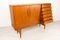 Credenza alta vintage in teak con 6 cassetti, Danimarca, anni '60, Immagine 5