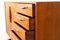 Vintage Danish Tall Teak Sideboard with 6 Drawers, 1960s 8