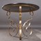 French Art Deco Side or Coffee Table in Wrought Iron, 1930s 5