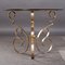 French Art Deco Side or Coffee Table in Wrought Iron, 1930s, Image 2