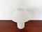 Vintage Dutch White Glass Table Lamp from Hala, 1970s 2